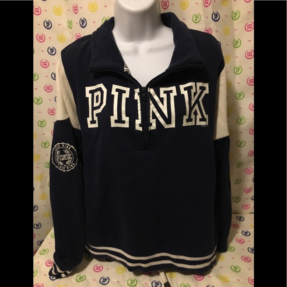 Victoria secret pink half zip